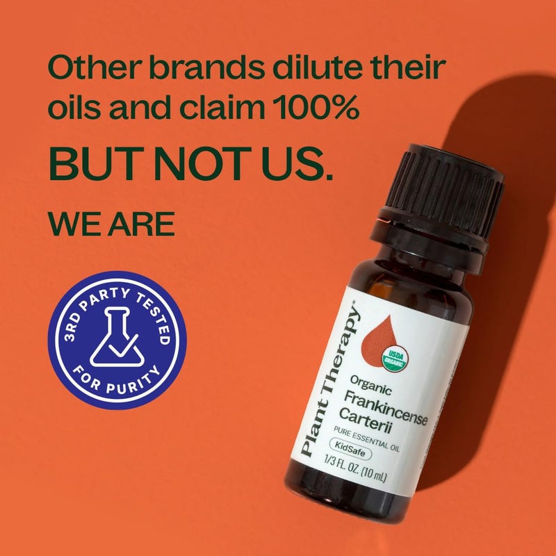 Plant Therapy Organic Frankincense Carterii Essential Oil 100% Pure, USDA Certified Organic, Undiluted, Natural Aromatherapy, Therapeutic Grade 10 mL (1/3 oz) - Image 5